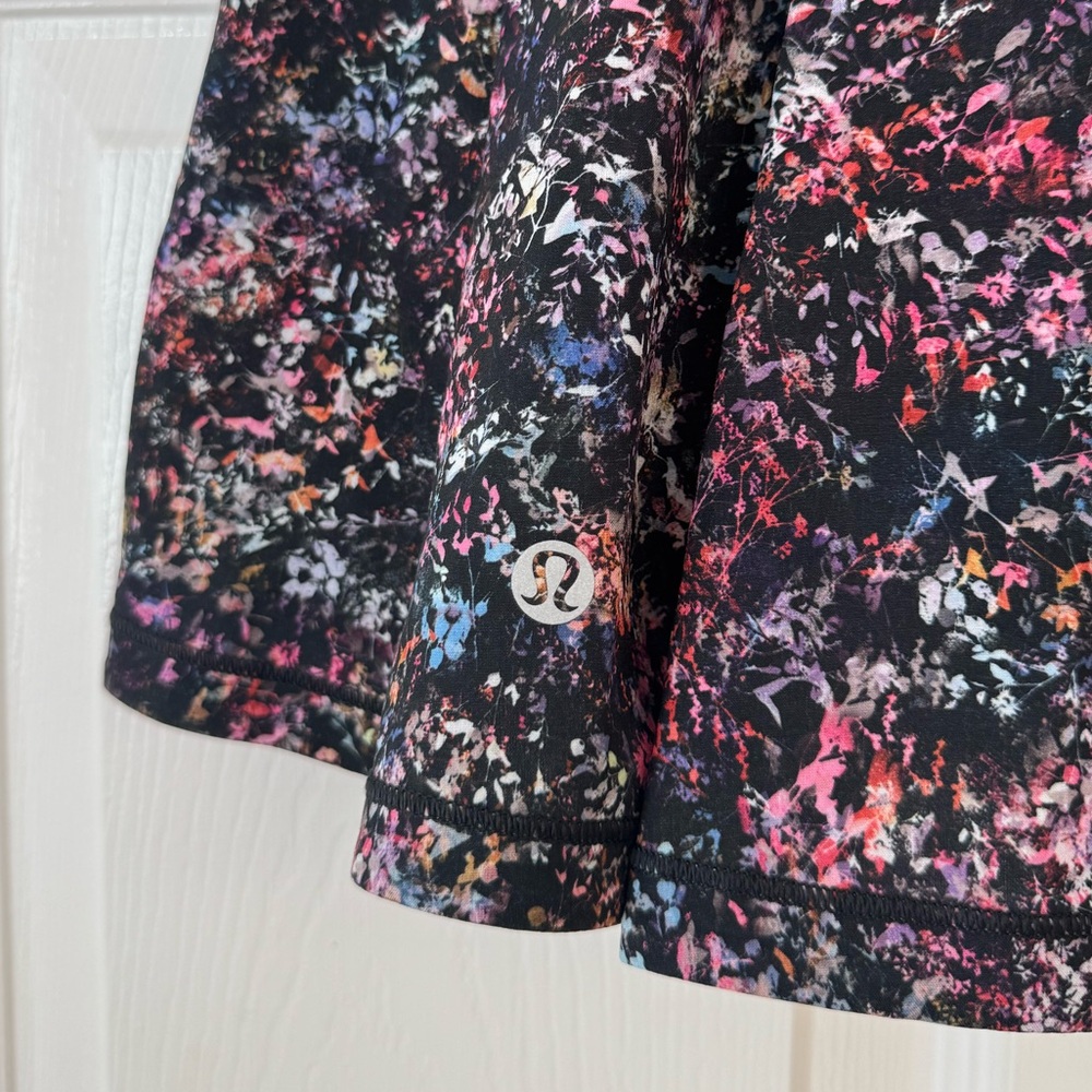 Lululemon 6 Pace‎ Rival Mid-Rise Skirt Floral Spray Multi Athleisure Running Run - Picture 6 of 8